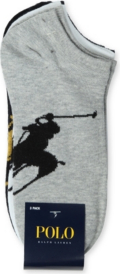 RALPH LAUREN Three pack big pony socks