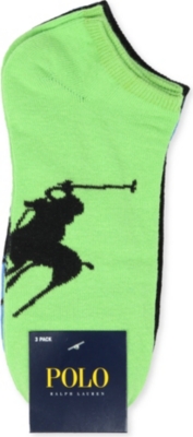 RALPH LAUREN Three pack big pony socks
