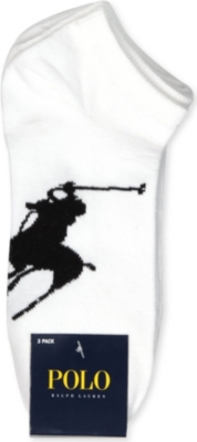 RALPH LAUREN Three pack big pony socks