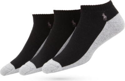 RALPH LAUREN Pack of three classic trainer socks