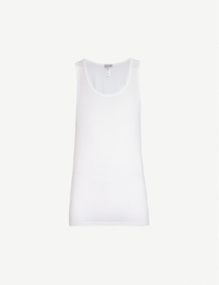 HANRO: Cotton Superior cotton-blend vest top