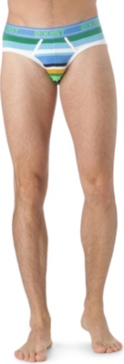 2(X)IST Cabana stripe briefs