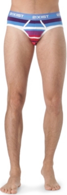 2(X)IST Cabana stripe briefs
