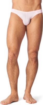 GROOVIN' V&ndash;cut bikini briefs (Pink