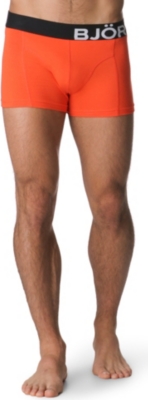 BJORN BORG Contrast-waistband side-logo trunks