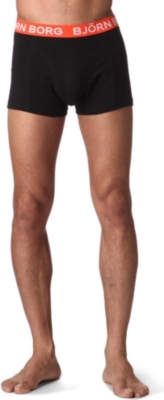 BJORN BORG Pack of two stretch-cotton trunks
