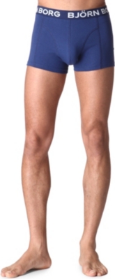 BJORN BORG Pack of two stretch-cotton trunks