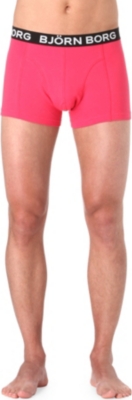 BJORN BORG Pack of two stretch-cotton trunks