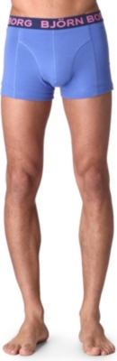 BJORN BORG Pack of two stretch-cotton trunks