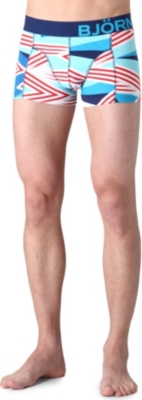 BJORN BORG Boom! Zigzag stretch-cotton trunks