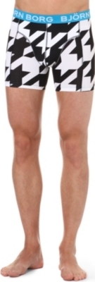 BJORN BORG Houndstooth trunks