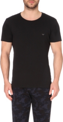 ARMANI Pack of three Eagle logo t-shirts