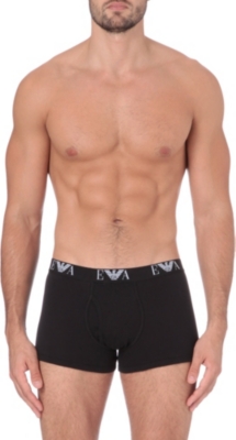ARMANI Pack of three logo trunks