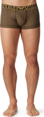 ARMANI Stretch-cotton trunks