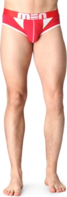 MEN Mesh-detail briefs