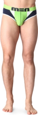 MEN Mesh-detail briefs