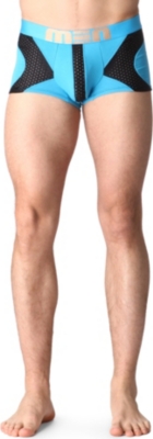 MEN Inverted mesh-arrow detail trunks