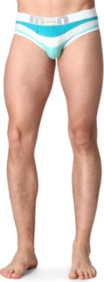 MEN Wave mesh-detail briefs