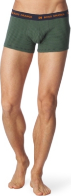 HUGO BOSS Striped trunks (Green