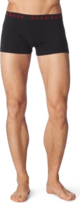 HUGO BOSS Three pack logo waistband trunks