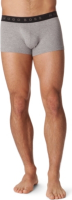 HUGO BOSS Three pack logo waistband trunks