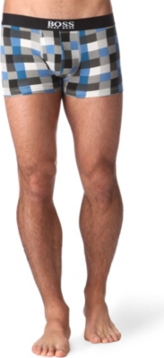 HUGO BOSS Graphic check trunks