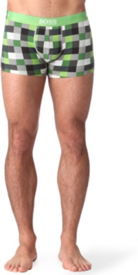 HUGO BOSS Graphic check trunks