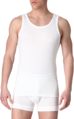 HUGO BOSS Cotton-jersey vest