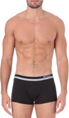 HUGO BOSS Stretch-cotton trunks