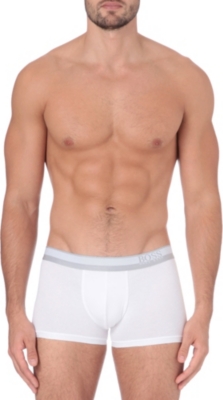 HUGO BOSS Stretch-cotton trunks