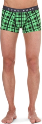 HUGO BOSS Innovation checked trunks