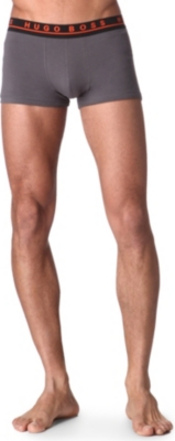 HUGO BOSS Three pack of stretch-cotton trunks