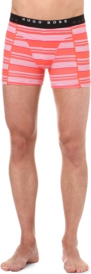 HUGO BOSS Three pack patterned cyclist trunks