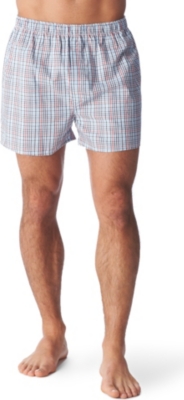 SUNSPEL Checked boxer shorts (Indigo