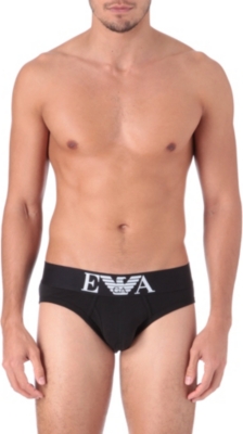 ARMANI Stretch-cotton briefs