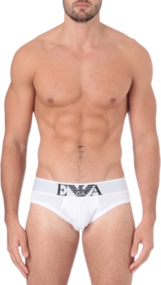 ARMANI Stretch-cotton briefs
