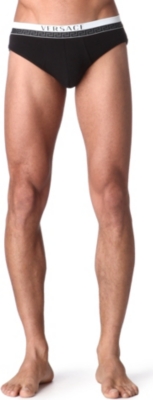 VERSACE Low-rise stretch-jersey briefs