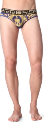 VERSACE Ornate animal-print swim trunks