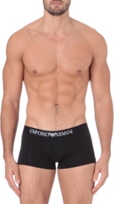 ARMANI Stretch&ndash;cotton trunks