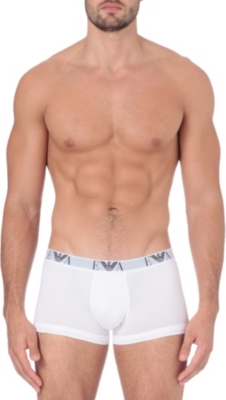 ARMANI Two pack logo&ndash;waistband trunks