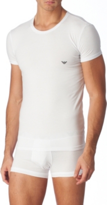 ARMANI Eagle crew neck t&ndash;shirt