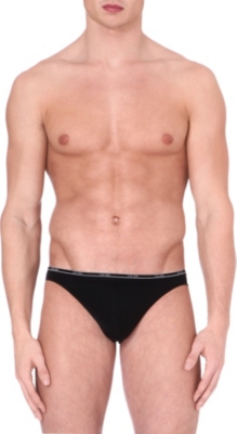 HOM Plume micro briefs (Black