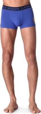 RALPH LAUREN Big Pony stretch-cotton trunks