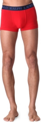 RALPH LAUREN Big Pony stretch-cotton trunks