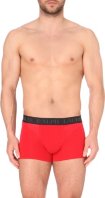 RALPH LAUREN Logo-embroidered trunks