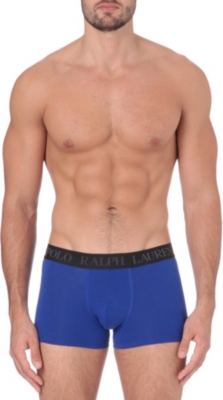 RALPH LAUREN Logo-embroidered trunks