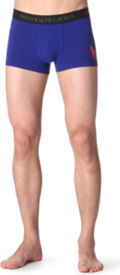 RALPH LAUREN Big Pony stretch-cotton trunks