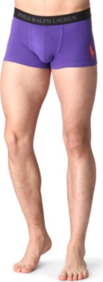RALPH LAUREN Big Pony stretch-cotton trunks