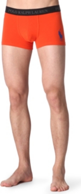 RALPH LAUREN Big Pony stretch-cotton trunks