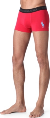 RALPH LAUREN Big Pony stretch-cotton trunks